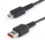 StarTech.com 3 pėdų (1 m) saugus įkrovimo laidas – USB-A į Micro USB duomenų blokavimo tik įkrovimui skirtas laidas – tik maitinimo įkroviklio laidas telefonui / planšetei – duomenų blokavimo USB apsaugos adapterio laidas