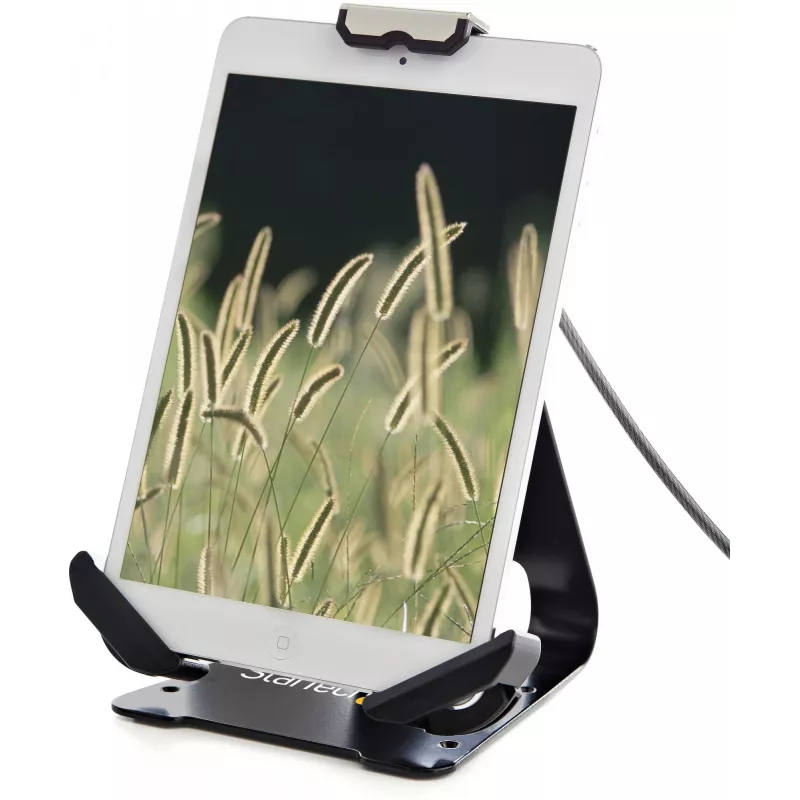 StarTech.com Secure Tablet Stand w/ K-Slot kabelis Lock - Locking Tablet Holder for 7.9 inch-13 inch Tablets - Universal Adjustable Tablet Mount for Desk/Surface - Lockable Anti-Theft Security Mount