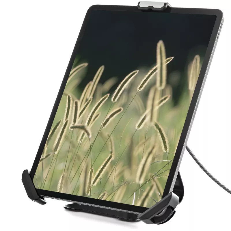 StarTech.com Secure Tablet Stand w/ K-Slot kabelis Lock - Locking Tablet Holder for 7.9 inch-13 inch Tablets - Universal Adjustable Tablet Mount for Desk/Surface - Lockable Anti-Theft Security Mount