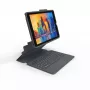 ZAGG klaviatūra Pro Keys su jutikline dalimi-Apple-iPad 10.2-Juoda/Pilka-Vokiška