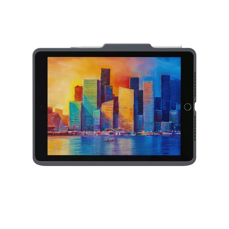 ZAGG klaviatūra Pro Keys su jutikline dalimi-Apple-iPad 10.2-Juoda/Pilka-Vokiška