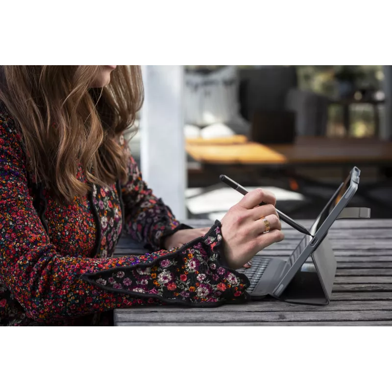 ZAGG klaviatūra Pro Keys su jutikline dalimi-Apple-iPad 10.2-Juoda/Pilka-Vokiška
