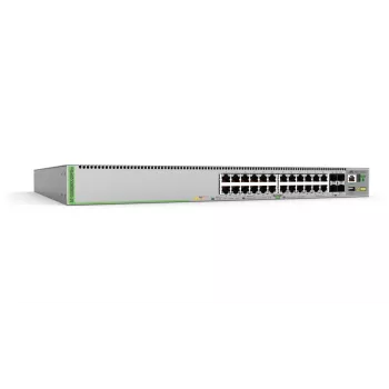 Allied Telesis AT-GS980MX/28PSM-50 tinklo komutatorius valdomas L3 Gigabit Ethernet (10/100/1000) Power over Ethernet (PoE) 1U pilkas