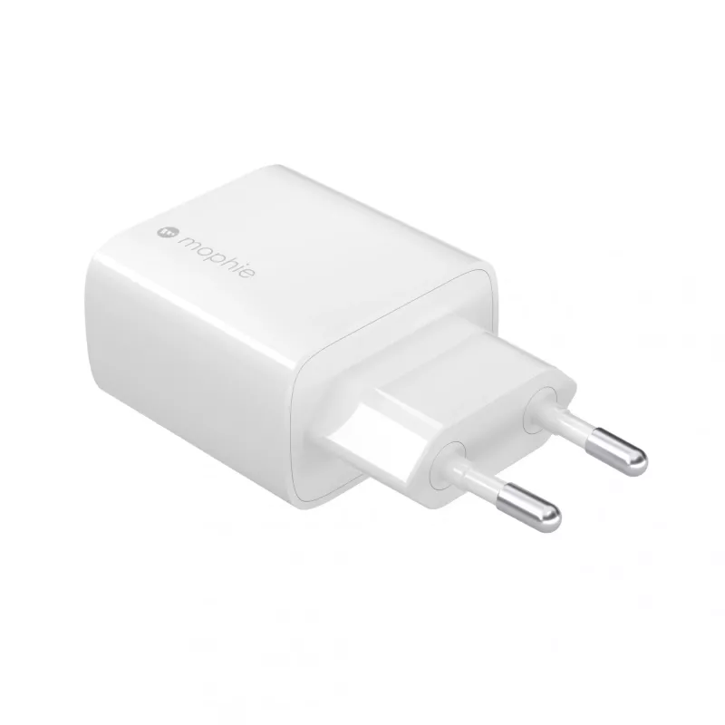 Sieninis adapteris mophie Accessories USB-C 30W GaN baltas EU greitas įkrovimas