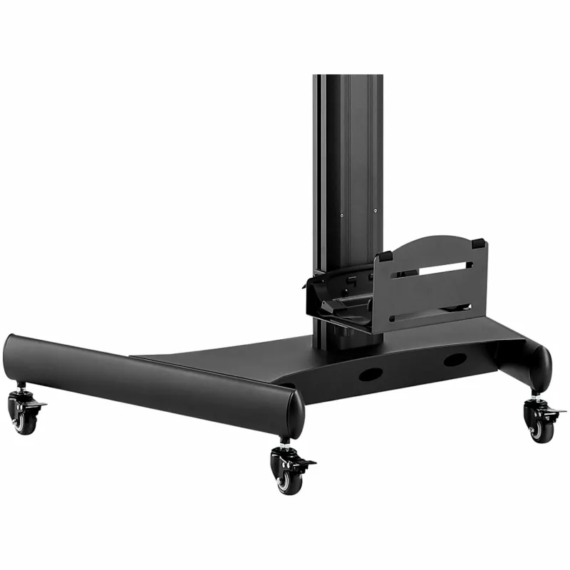 StarTech.com mobilioji darbo stotis su monitoriaus laikikliu, CPU/PC laikikliu, klaviatūros dėklu - ergonomiška, reguliuojamo aukščio stalinė kompiuterių vežimėlis - ratinė mobili stovima darbo stotis