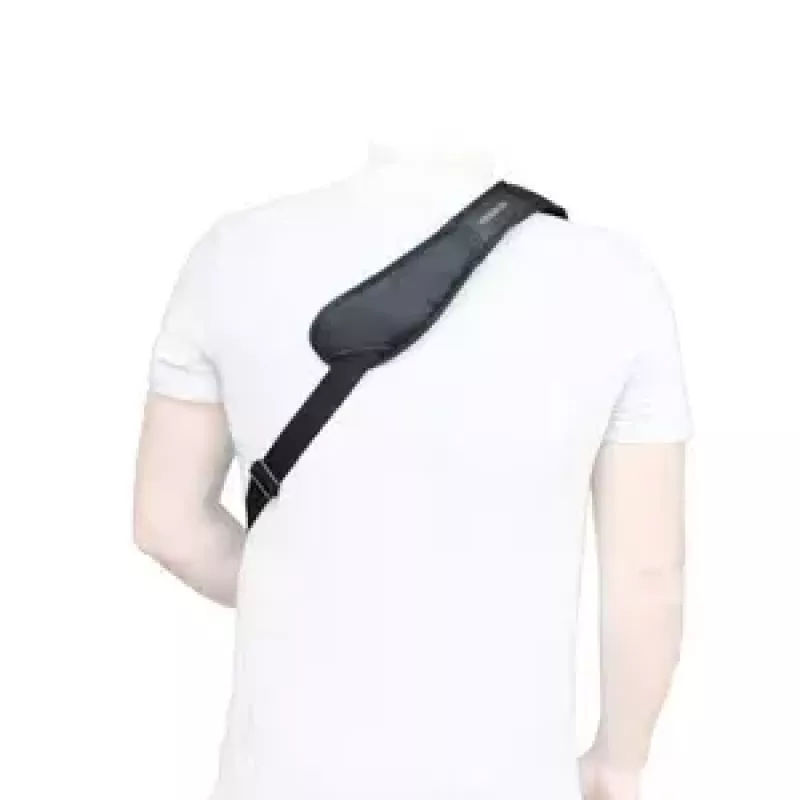 Pečių diržas Mobilis ERGONOMIC SHOULDER STRAP Nešiojamas kompiuteris Juoda Karabinas