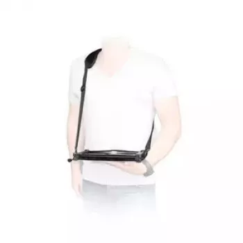Pečių diržas Mobilis ERGONOMIC SHOULDER STRAP Nešiojamas kompiuteris Juoda Karabinas
