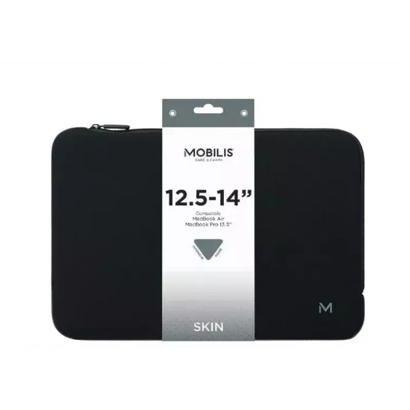 Sleeve case Mobilis Skin 35.6 cm (14 coliai) Juoda Pilka