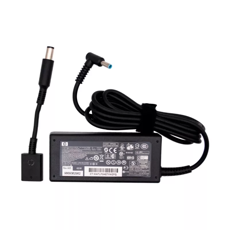 Origin Storage HP 65W Smart 4,5 mm kintamosios srovės adapteris su ES kištuku OEM: 714149-001