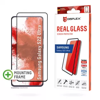 Displex Full Cover Screen Protector Samsung Galaxy S22 Ultra Grūdintas Stiklas