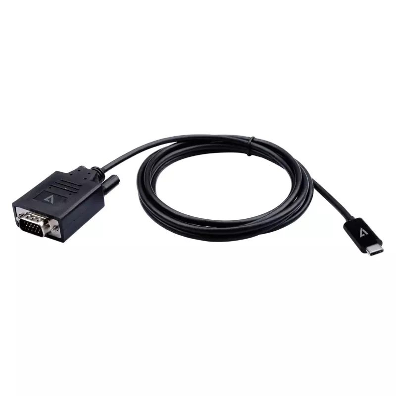 VGA adapteris V7 V7UCVGA-2M USB Type-C 2 m kabelio ilgis
