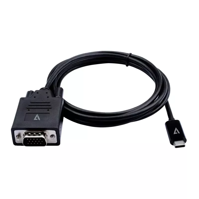 VGA adapteris V7 V7UCVGA-2M USB Type-C 2 m kabelio ilgis