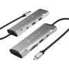 j5create JCD393 4K60 Elite USB-C® 10 Gbps Mini dokas, Space Pilka