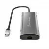 j5create JCD393 4K60 Elite USB-C® 10 Gbps Mini dokas, Space Pilka