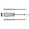 j5create JCD393 4K60 Elite USB-C® 10 Gbps Mini dokas, Space Pilka