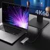 j5create JCD393 4K60 Elite USB-C® 10 Gbps Mini dokas, Space Pilka