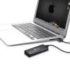 USB Hub j5create JUH340 4 prievadų USB 3.0 juodas aliuminis