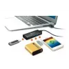 USB Hub j5create JUH340 4 prievadų USB 3.0 juodas aliuminis