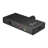 j5create JVA02 tiesioginio fiksavimo adapteris HDMI™ į USB-C™ su maitinimo tiekimu, juodas