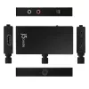 j5create JVA02 tiesioginio fiksavimo adapteris HDMI™ į USB-C™ su maitinimo tiekimu, juodas