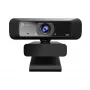 j5create JVCU100 USB™ HD internetinė kamera su 360° pasukimu, 1080p vaizdo fiksavimo raiška, juoda