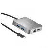 j5create JCD391 4K60 Elite USB-C® PD daugiafunkcis adapteris, sidabrinis