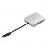 j5create JCD391 4K60 Elite USB-C® PD daugiafunkcis adapteris, sidabrinis