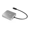 j5create JCD391 4K60 Elite USB-C® PD daugiafunkcis adapteris, sidabrinis