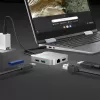 j5create JCD391 4K60 Elite USB-C® PD daugiafunkcis adapteris, sidabrinis