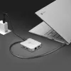 j5create JCD391 4K60 Elite USB-C® PD daugiafunkcis adapteris, sidabrinis