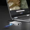 j5create JCD391 4K60 Elite USB-C® PD daugiafunkcis adapteris, sidabrinis