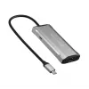 j5create JCD392 4K60 Elite USB-C® 10 Gbps kelioninis dokas, Space Pilka