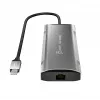 j5create JCD392 4K60 Elite USB-C® 10 Gbps kelioninis dokas, Space Pilka