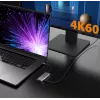 j5create JCD392 4K60 Elite USB-C® 10 Gbps kelioninis dokas, Space Pilka