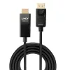 Lindy 5 m DP į HDMI adapterio kabelis su HDR DisplayPort HDMI