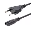 StarTech.com 2 m nešiojamojo kompiuterio maitinimo laidas, ES kištukas į C7, 2,5 A 250 V
