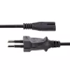 „StarTech.com“ 3 m maitinimo laidas nešiojamajam kompiuteriui, EU kištukas į C7, 2,5 A 250 V, 18AWG, pakaitinis laidas nešiojamajam kompiuteriui, spausdintuvo maitinimo kabelis, nešiojamojo kompiuterio įkroviklio laidas, maitinimo bloko laidas, juodas
