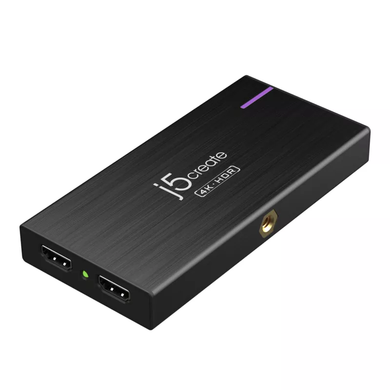 j5create JVA14-N 4K žaidimų fiksavimo stotis USB 3.2 Gen 1 4K30 FPS