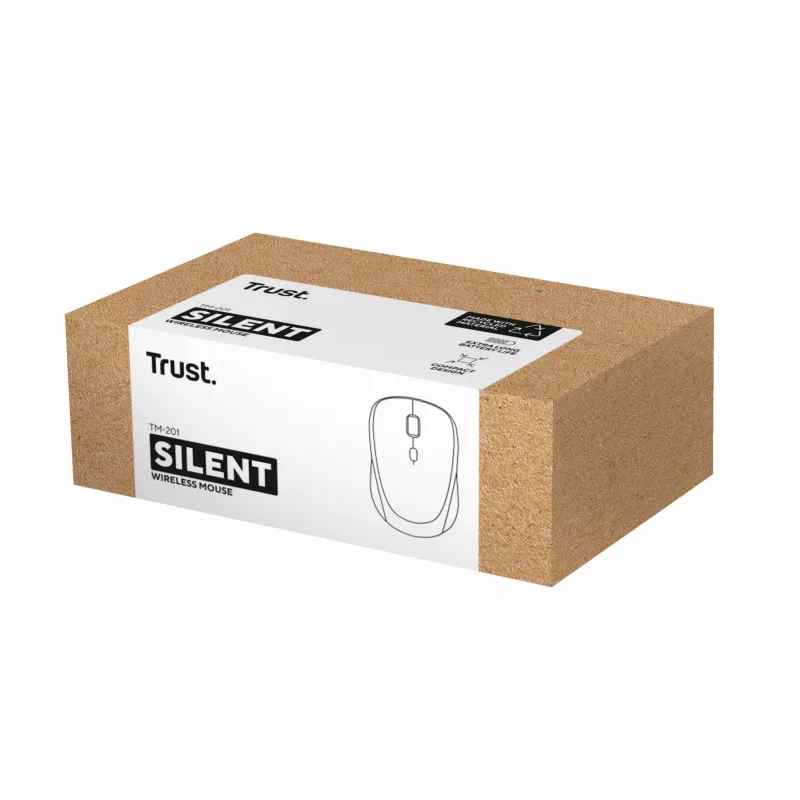 Trust TM-201 pelė Biuro Dešiniarankiams RF Belaidis Optinė 1600 DPI