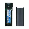 Išorinis M.2 SSD korpusas Origin USB-C vienvietis NVMe/SATA (2240/2260/2280), USB 3.2 Gen 1, juodas