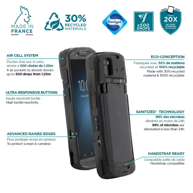 Korpusas Mobilis PROTECH TC53 TC58 15,2 cm juodas