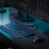 Logitech MX Keys S belgiška AZERTY belaidė klaviatūra, grafito spalvos, universali RF belaidė + Bluetooth