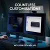 Logitech MX Keys S belgiška AZERTY belaidė klaviatūra, grafito spalvos, universali RF belaidė + Bluetooth