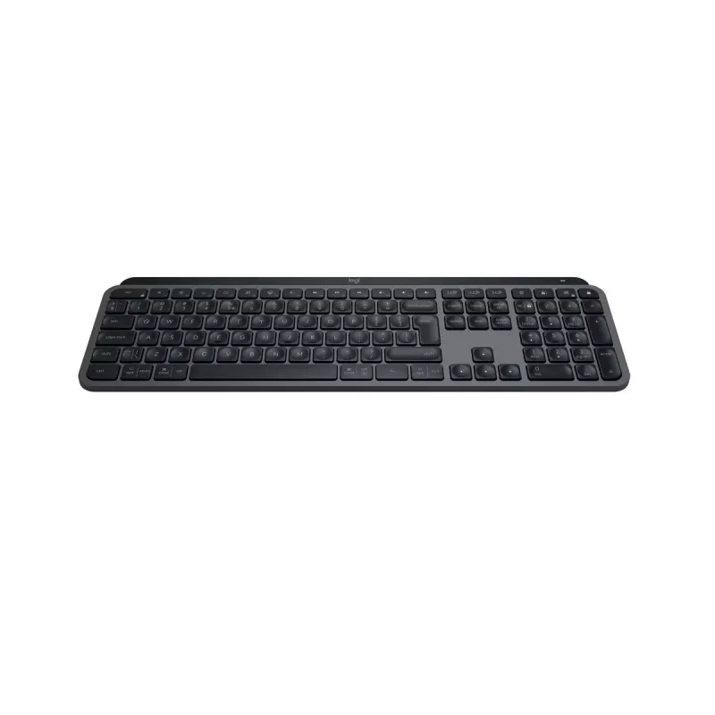Logitech MX Keys S belgiška AZERTY belaidė klaviatūra, grafito spalvos, universali RF belaidė + Bluetooth