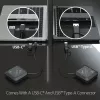 j5create JVW120 belaidis USB™ kamerų / mikrofonų / garsiakalbių plėtiklis, juodas