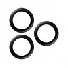 PanzerGlass ® Hoops® Metalinis kameros objektyvo apsauginis stiklas juodas iPhone 15 Pro | 15 Pro Max