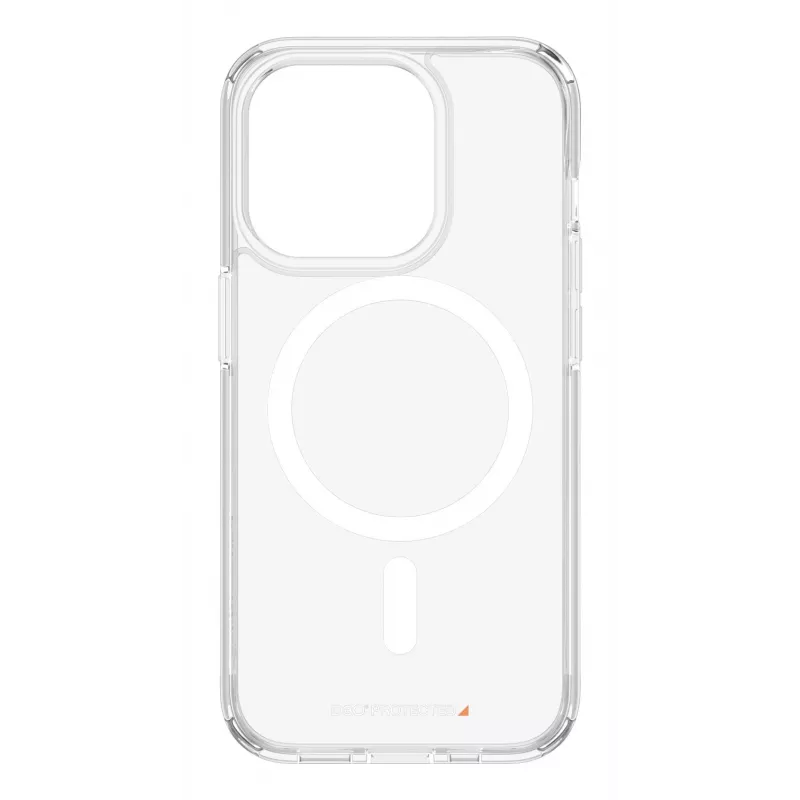 PanzerGlass ® HardCase permatomas su baltu MagSafe ir D3O® iPhone 15 Pro