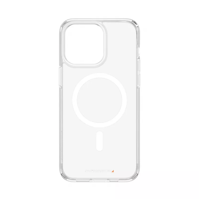 PanzerGlass ® HardCase permatomas su baltu MagSafe ir D3O® skirtas iPhone 15 Pro Max