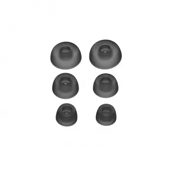 Jabra Elite 7 Pro ir Active ausinių antgaliai EarGels S M L juodi