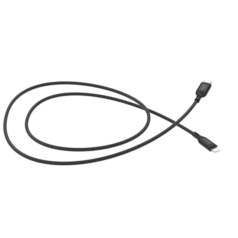 Įkrovimo kabelis Mophie essentials Lightning į USB-C 1 m, Lightning–USB‑C, 60W, USB 2.0, Juodas